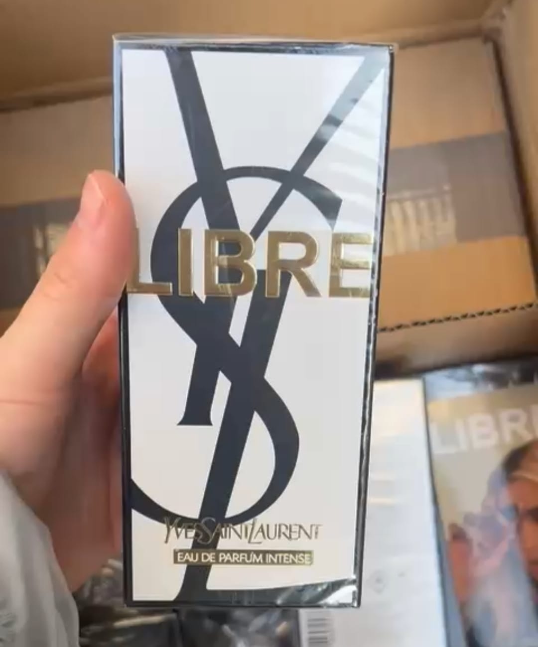 Libre Intense Yves Saint Laurent 3 oz EDP Spray Women Eau De Parfum DENTED BOX