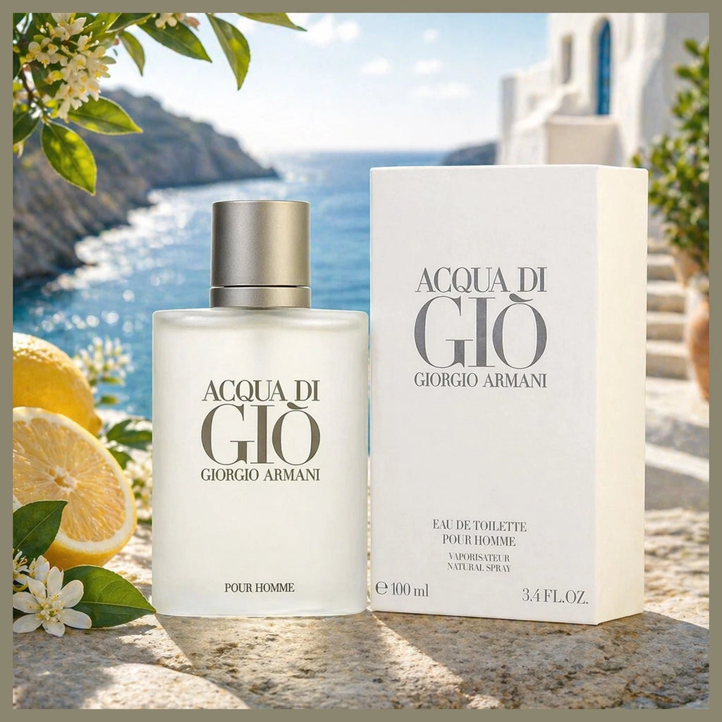 Giorgio Armani Acqua Di Gio Eau de Toilette Men 3.4oz - New Sealed