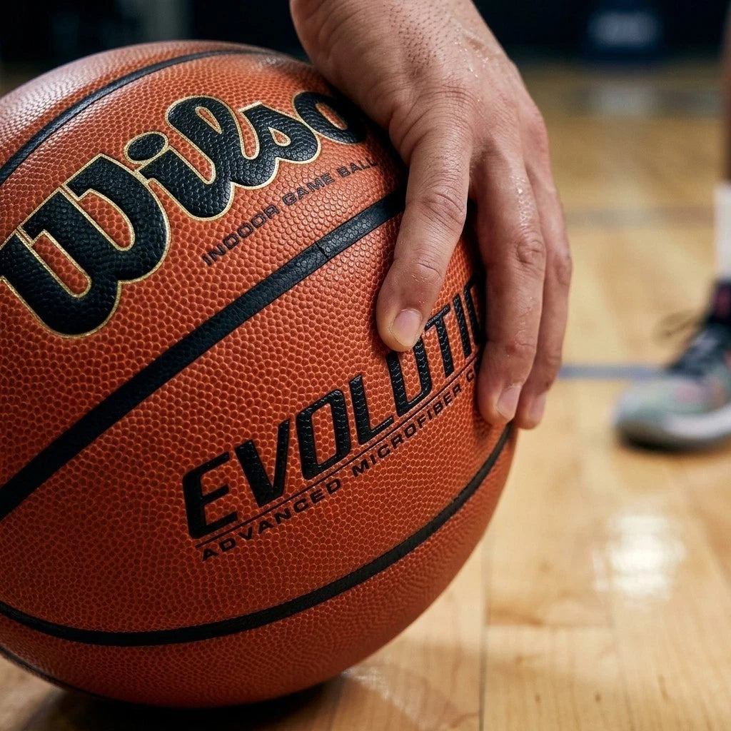 WILSON Evolution 29.5” Game Basketball Official Size Indoor Training Ball