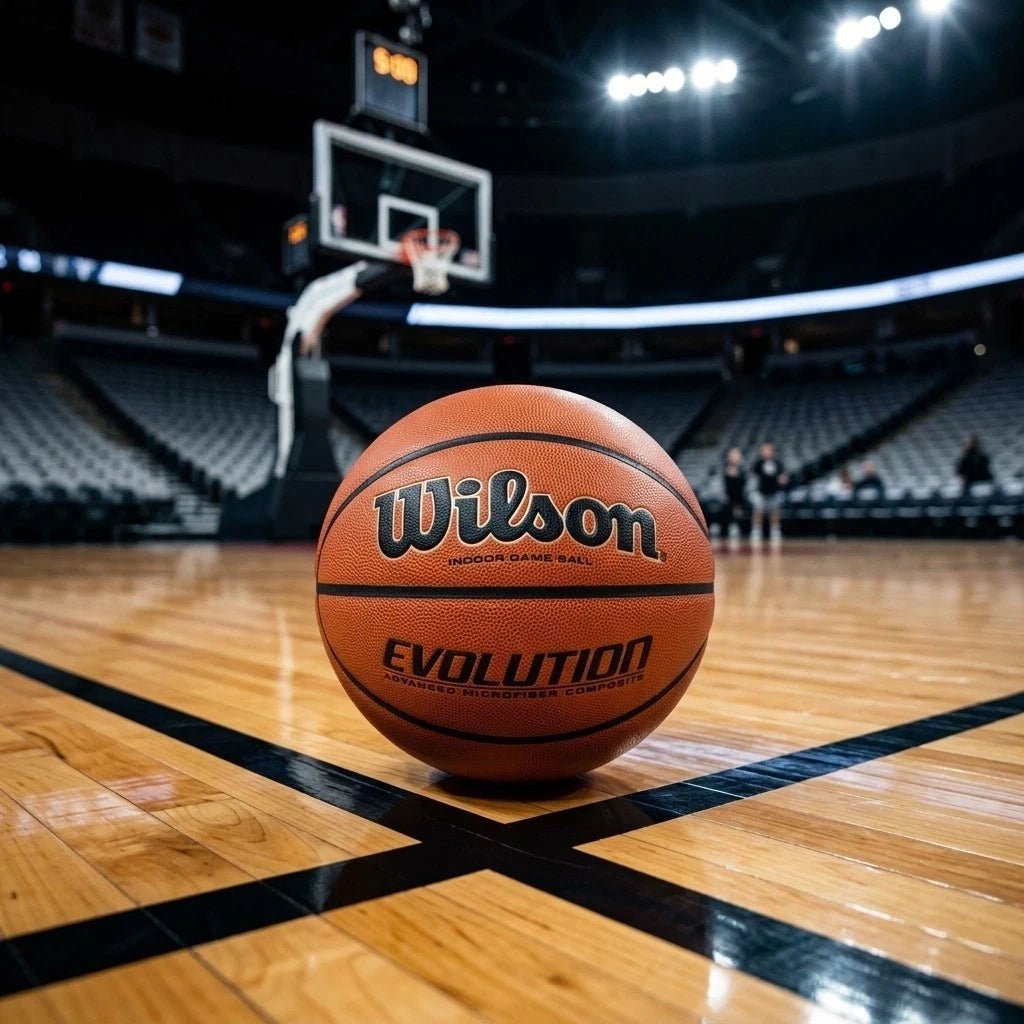 WILSON Evolution 29.5” Game Basketball Official Size Indoor Training Ball